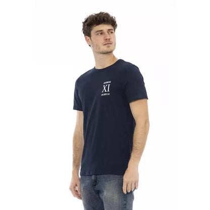 Bikkembergs Blue Cotton Men T-Shirt