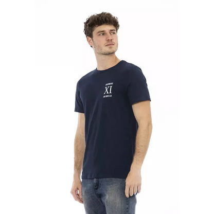 Bikkembergs Blue Cotton Men T-Shirt