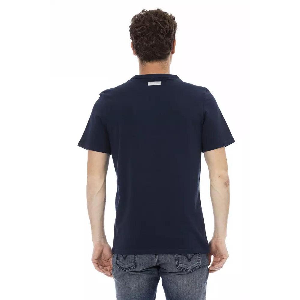 Bikkembergs Blue Cotton Men T-Shirt
