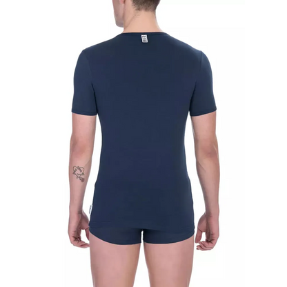 Bikkembergs Blue Cotton Men's T-Shirt