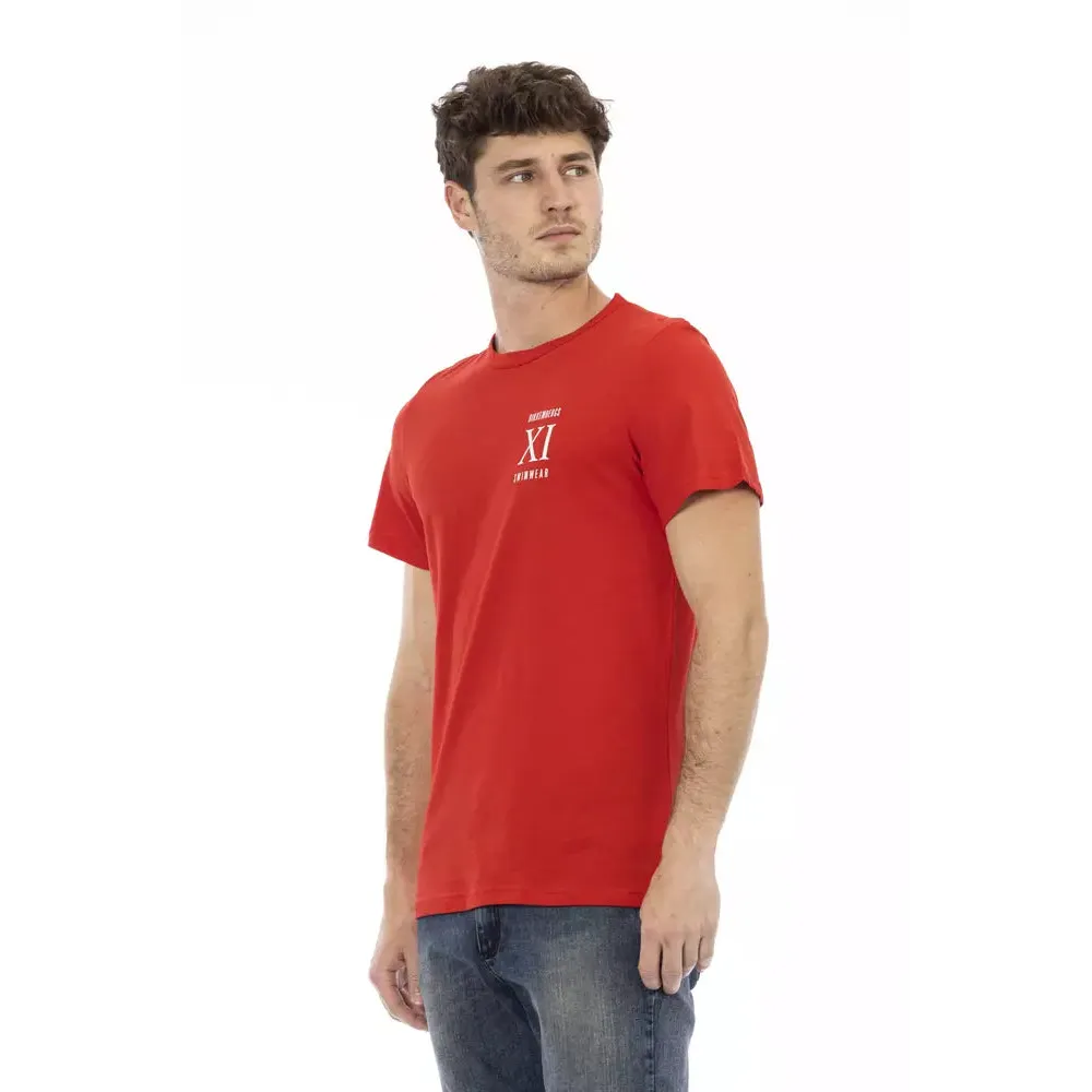 Bikkembergs Red Cotton Men T-Shirt