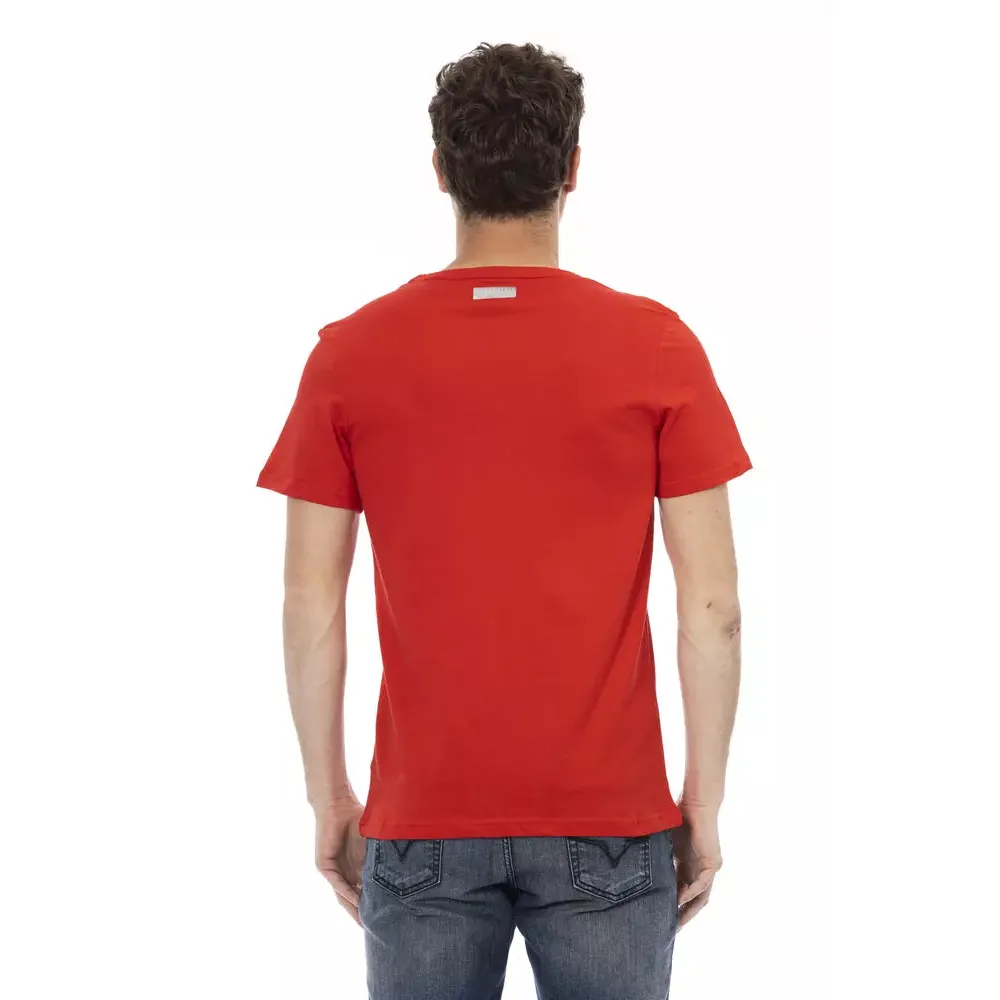 Bikkembergs Red Cotton Men T-Shirt