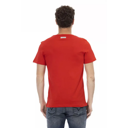 Bikkembergs Red Cotton Men T-Shirt
