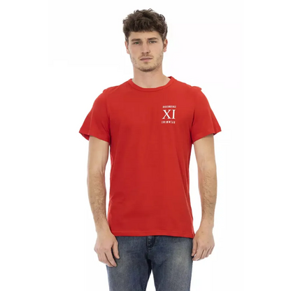 Bikkembergs Red Cotton Men T-Shirt