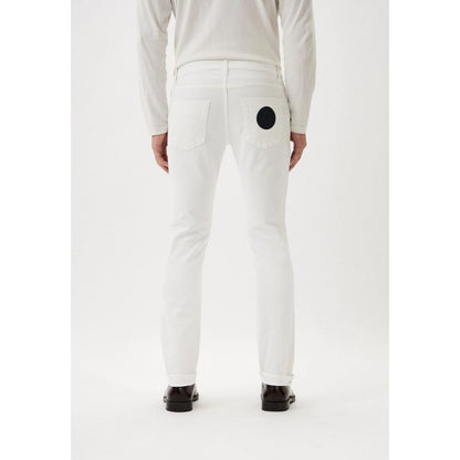 Bikkembergs White Cotton Blazer