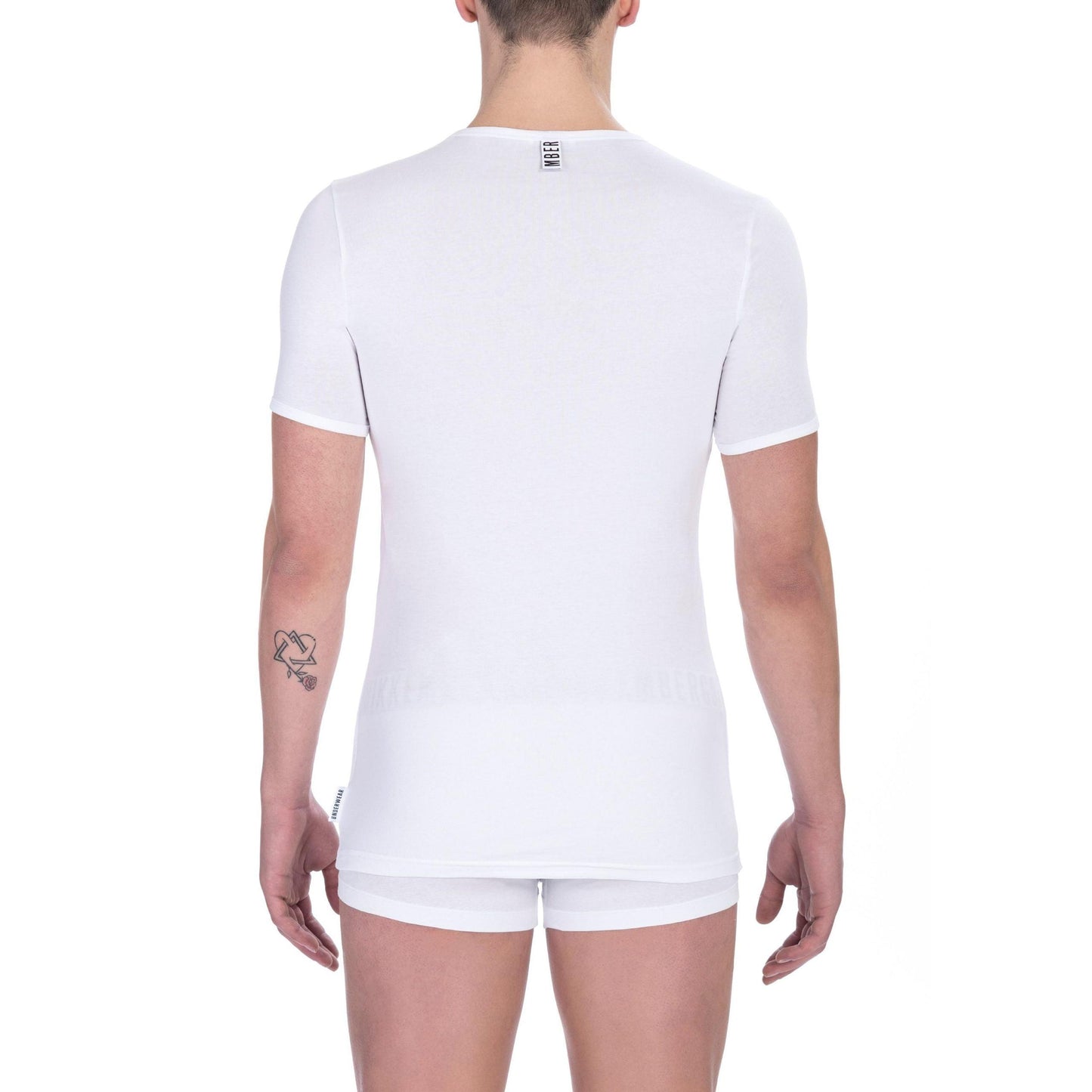 Bikkembergs White Cotton Men's T-Shirt