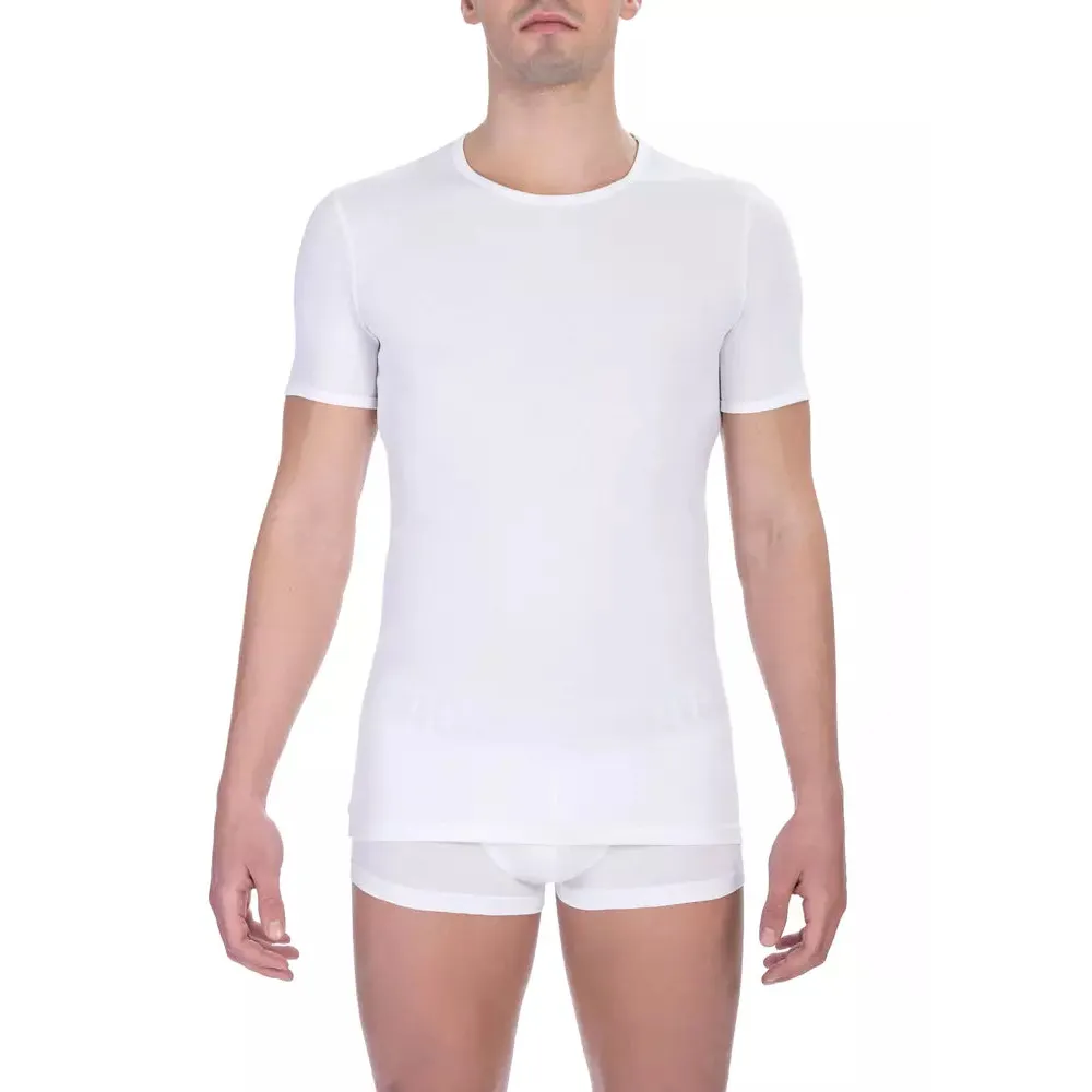 Bikkembergs White Cotton Men's T-Shirt
