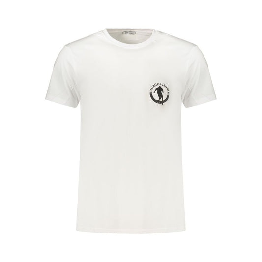 Bikkembergs White Cotton Men's T-Shirt
