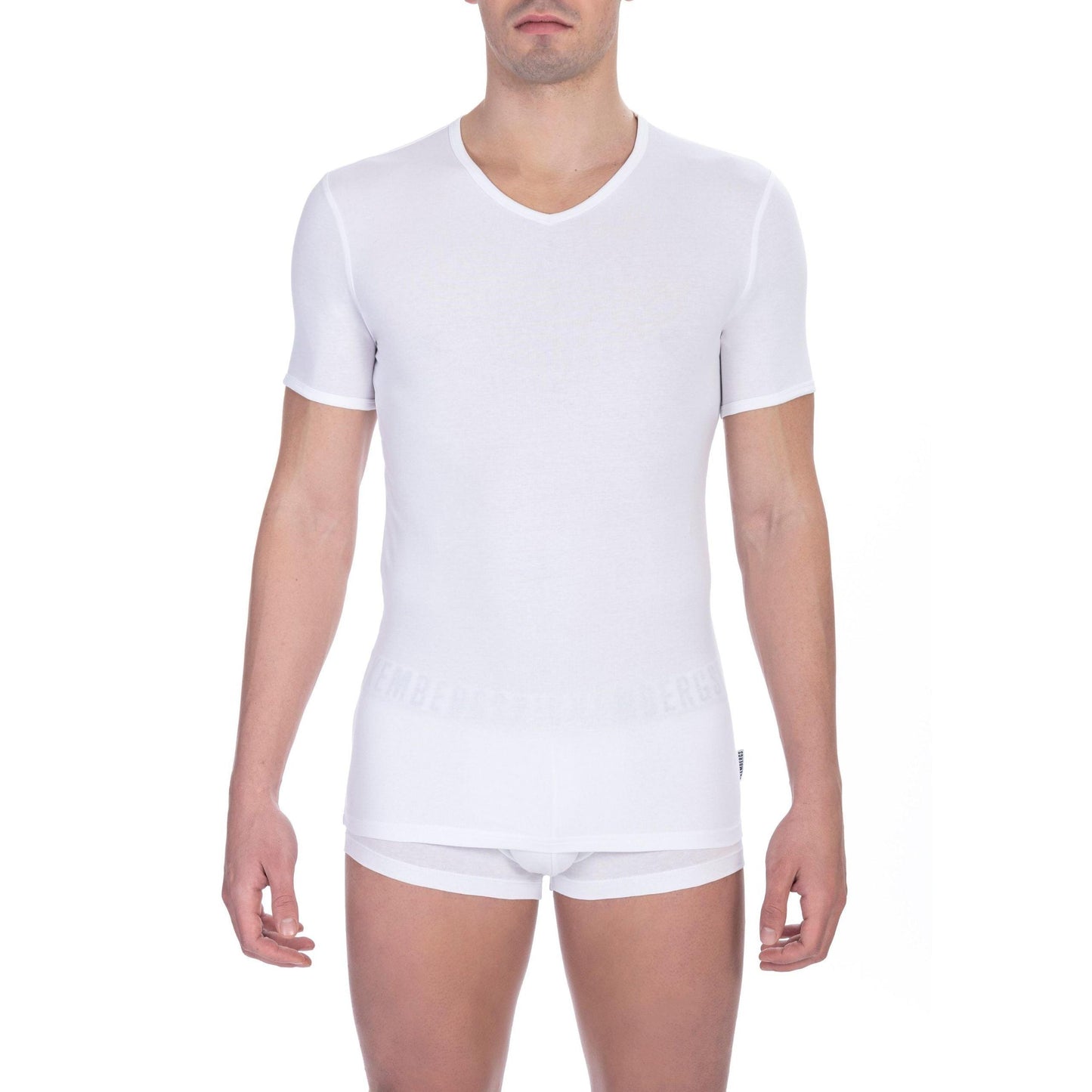 Bikkembergs White Cotton Men's T-Shirt