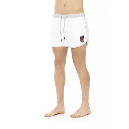 Bikkembergs White Polyester Men's Swim Short