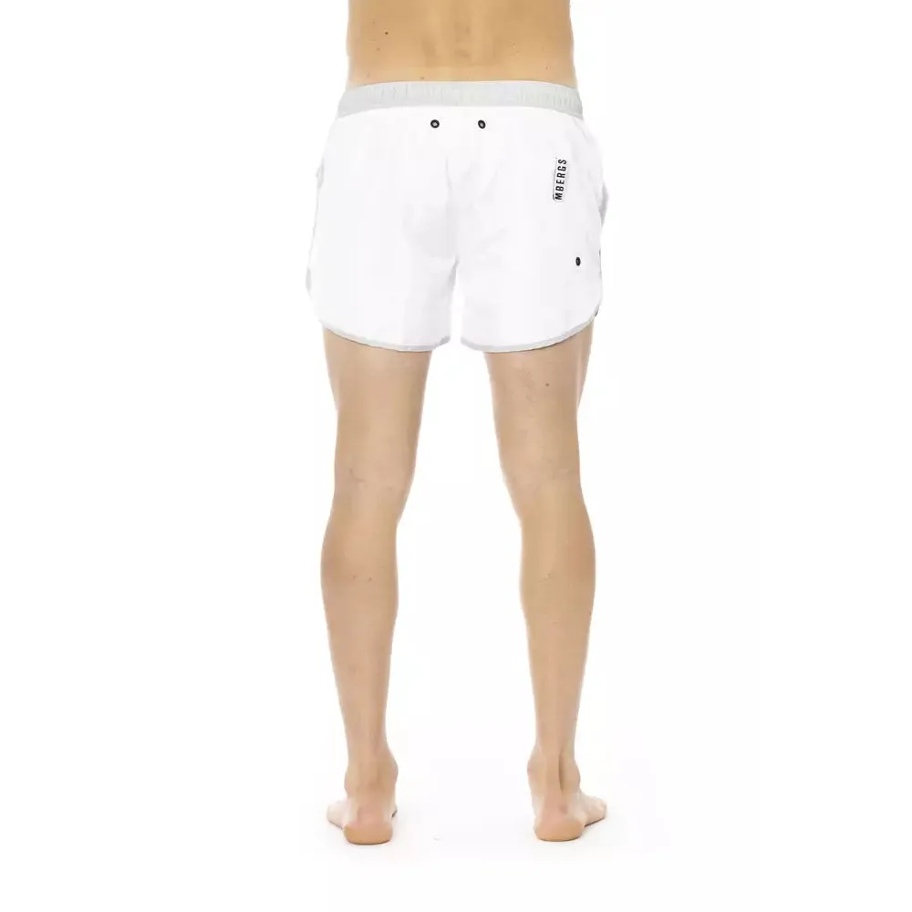 Bikkembergs White Polyester Men's Swim Short