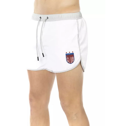 Bikkembergs White Polyester Men's Swim Short
