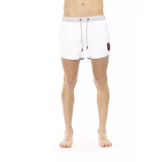Bikkembergs White Polyester Men's Swim Short