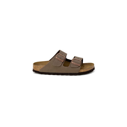 Birkenstock Brown Leather Slippers