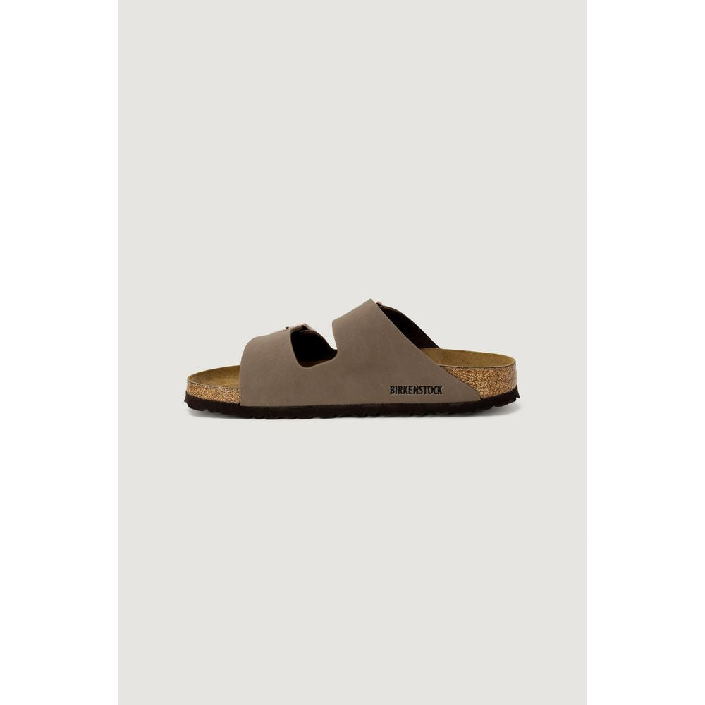Birkenstock Brown Leather Slippers
