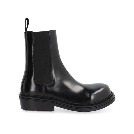 Bottega Veneta Black Calfskin Ankle Boots