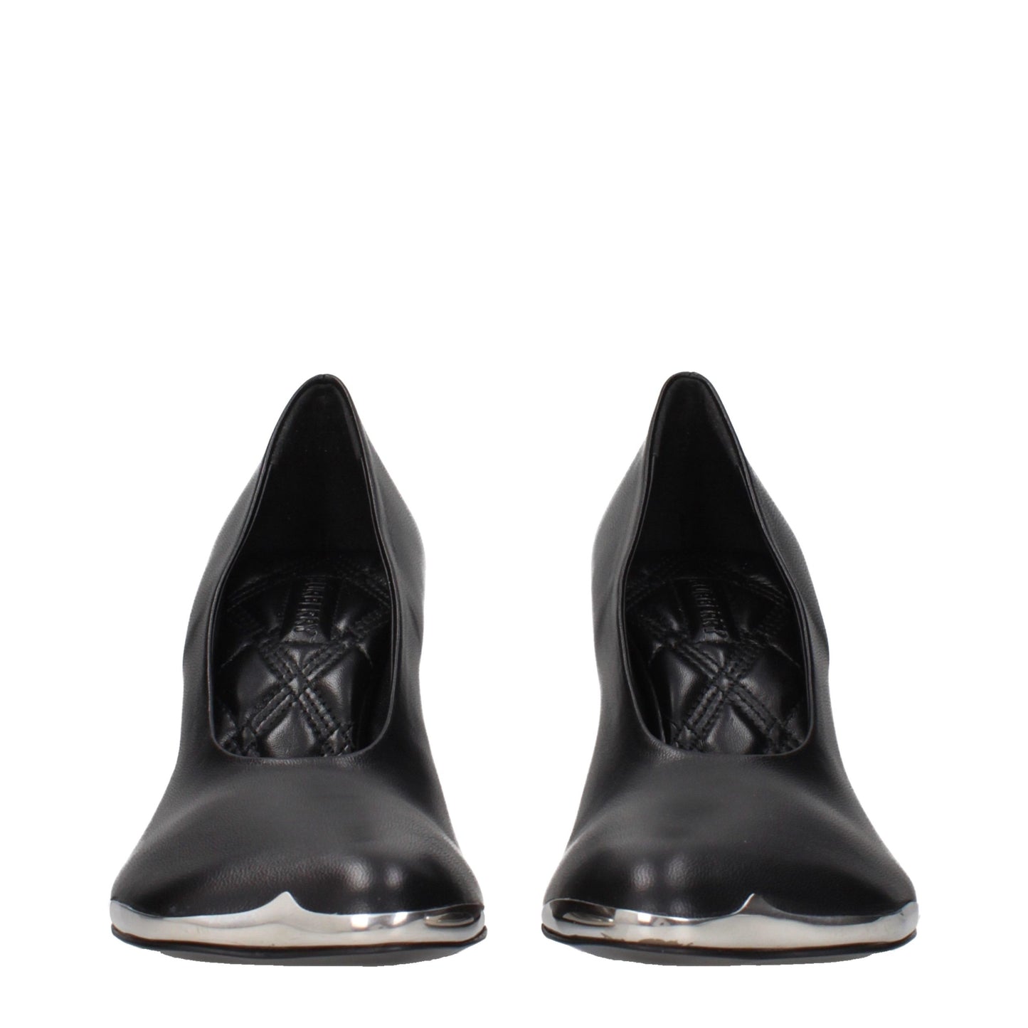 Burberry Black Leather High Heel Pumps