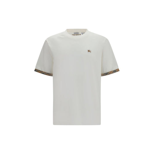 Burberry White Cotton T-Shirt