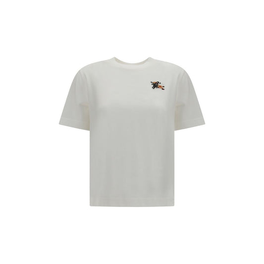 Burberry White Cotton T-Shirt