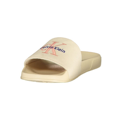 Calvin Klein Beige Polyester Women Shoe