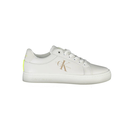 Calvin Klein Bianco Leather Women Sneaker