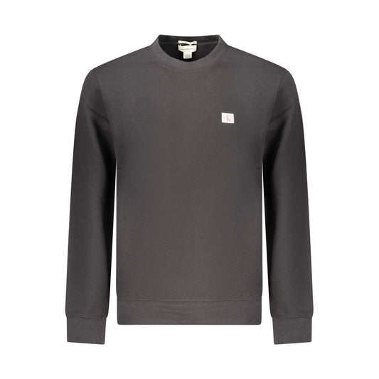 Calvin Klein Black Cotton Men's Sweatshirt