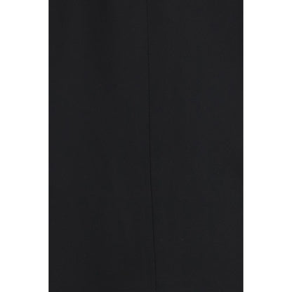 Calvin Klein Black Viscose Full-Length Jacket