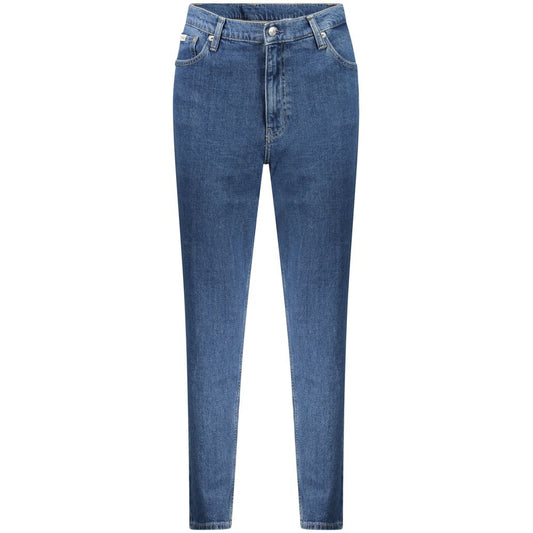 Calvin Klein Blu Cotton Women's Jeans