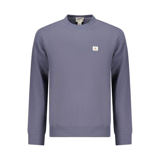 Calvin Klein Blue Cotton Men's Sweatshirt