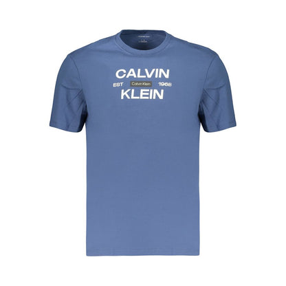 Calvin Klein Blue Cotton Men's T-Shirt