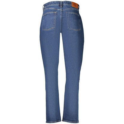 Calvin Klein Blue Cotton Women's Jeans