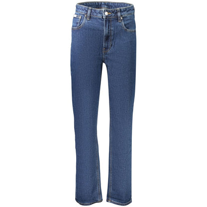 Calvin Klein Blue Cotton Women's Jeans