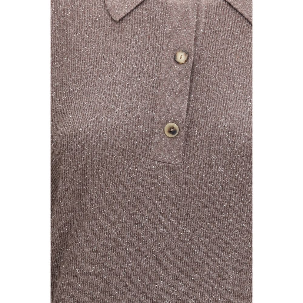 Calvin Klein Brown Silk Sweatshirt