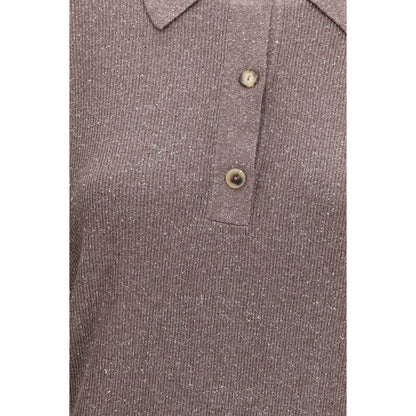 Calvin Klein Brown Silk Sweatshirt