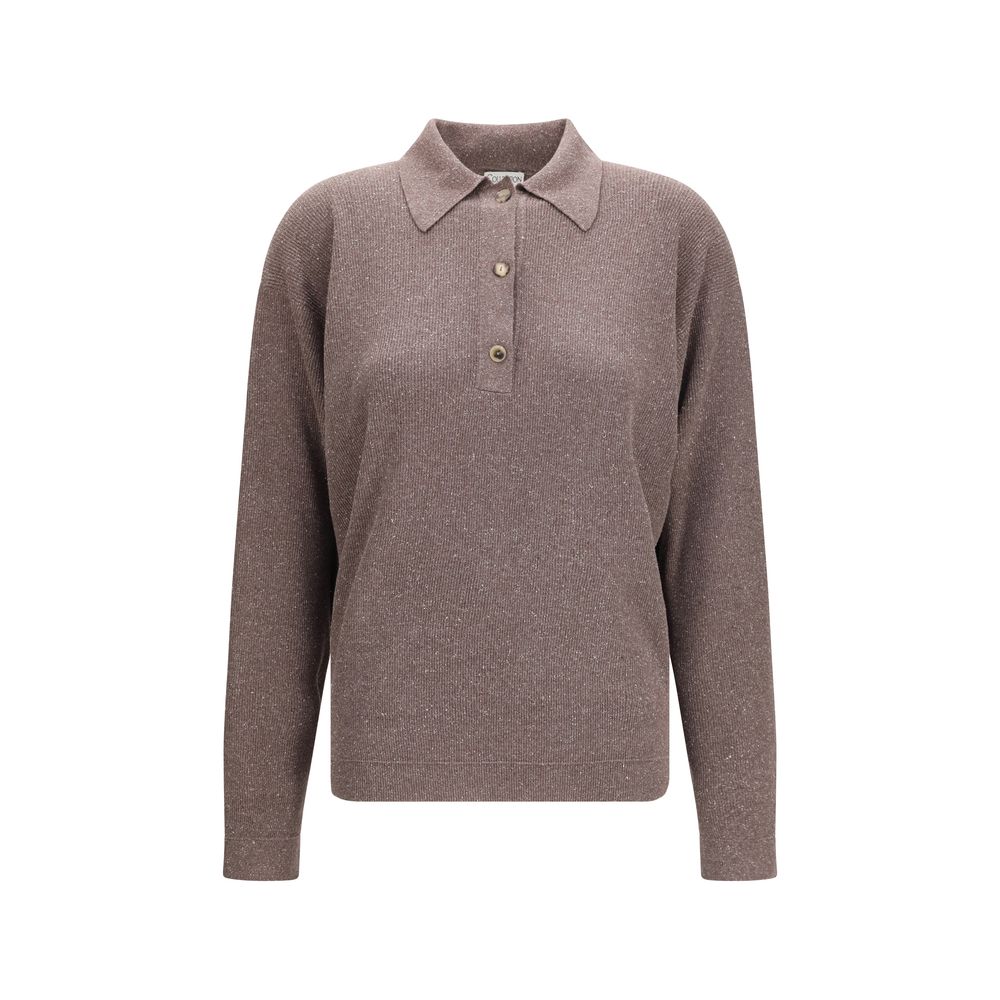 Calvin Klein Brown Silk Sweatshirt