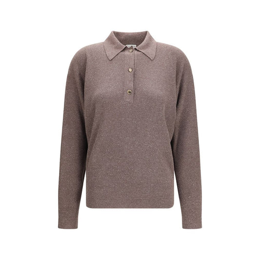 Calvin Klein Brown Silk Sweatshirt