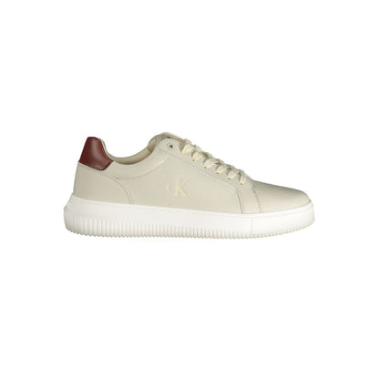 Calvin Klein Grigio Polyurethane Men Sneaker