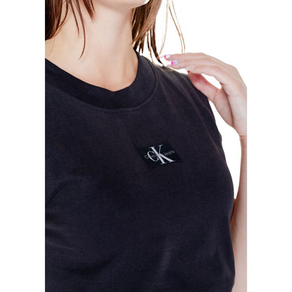 Calvin Klein Jeans Black Cotton T-Shirt