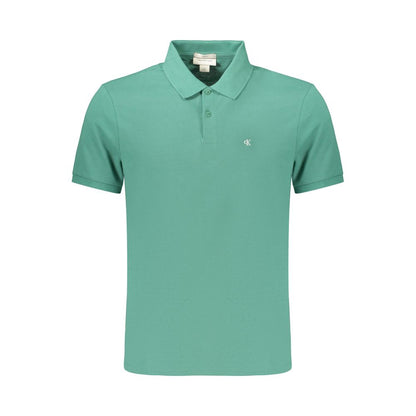 Calvin Klein Verde Cotton Mens Polo