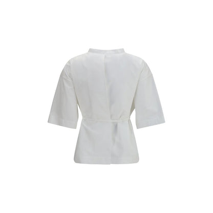 Calvin Klein White Cotton Shortsleeve Shirt