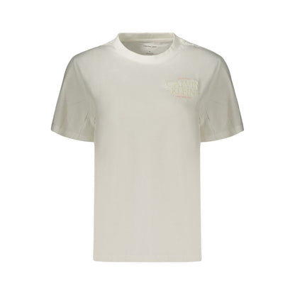 Calvin Klein White Cotton Women's T-Shirt