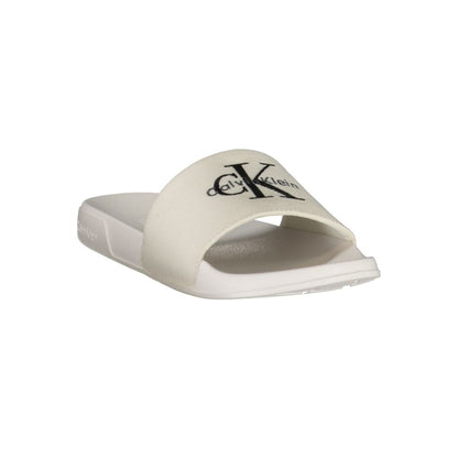 Calvin Klein White Polyester Women's Slipper