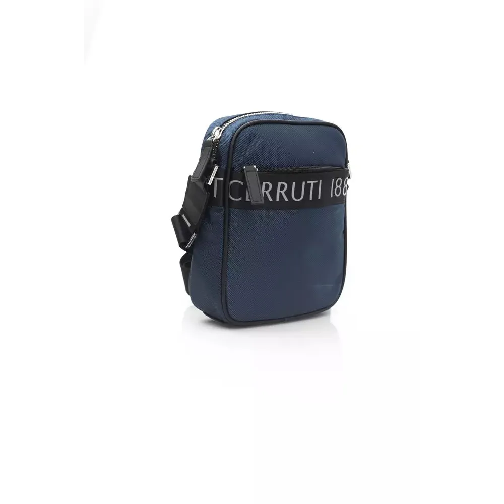 Cerruti 1881 Blue Nylon Women Crossbody Bag