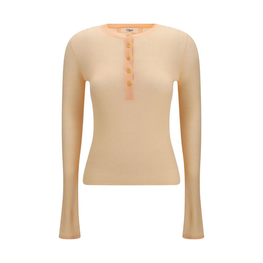 Chloé Orange Wool Oves Aries Sweatshirt