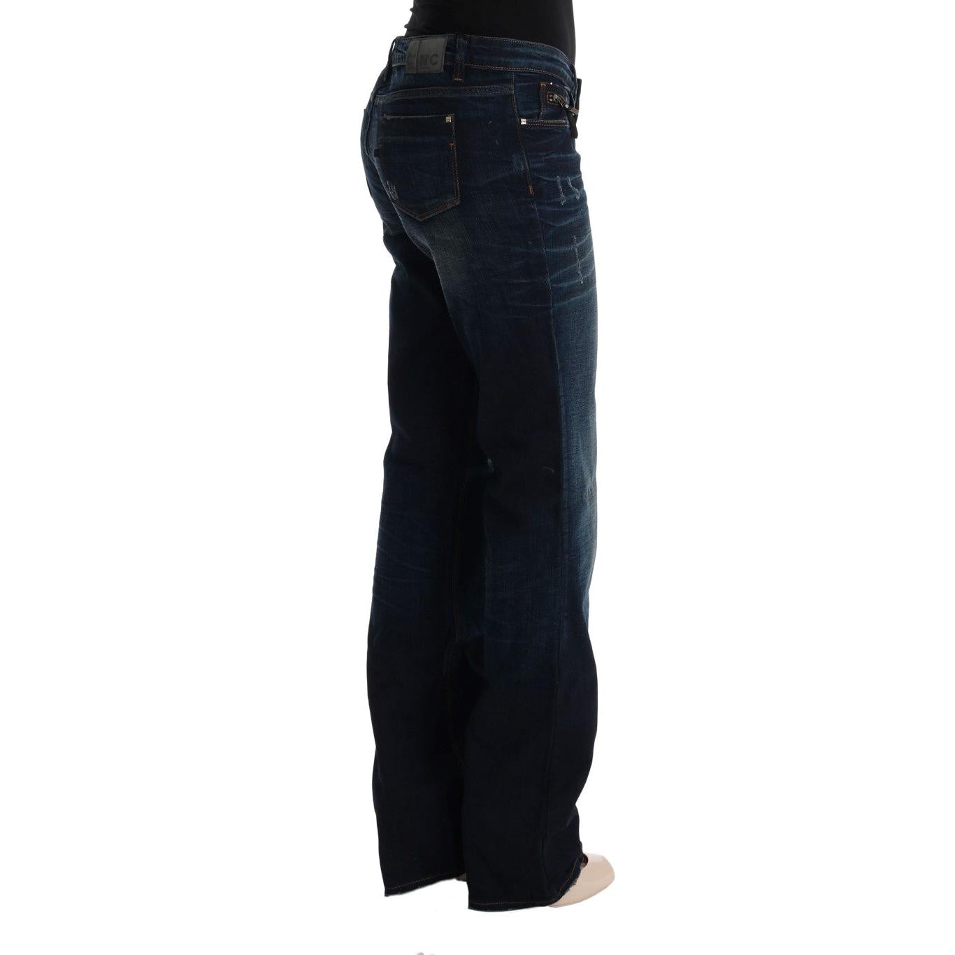 Costume National Blue Cotton Regular Fit Denim Jeans
