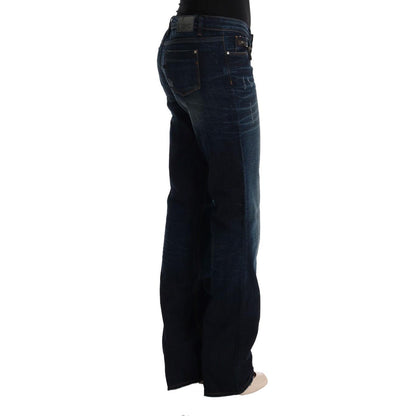 Costume National Blue Cotton Regular Fit Denim Jeans