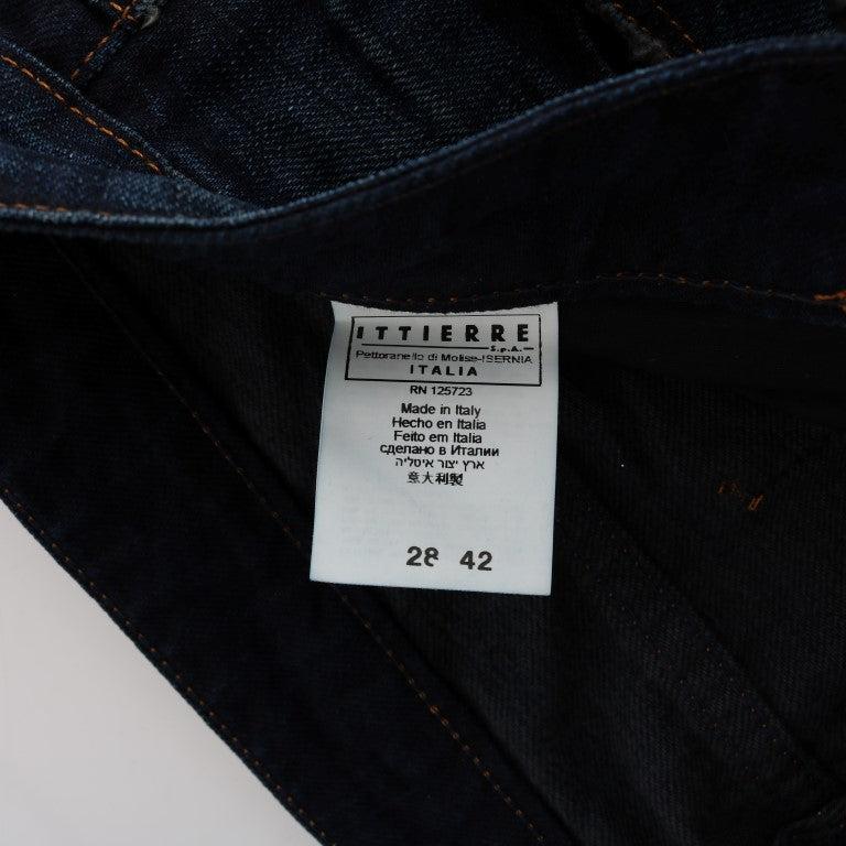 Costume National Blue Cotton Regular Fit Denim Jeans