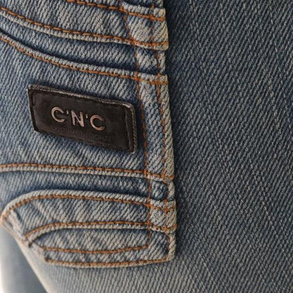 Costume National Blue Wash Cotton Classic Jeans