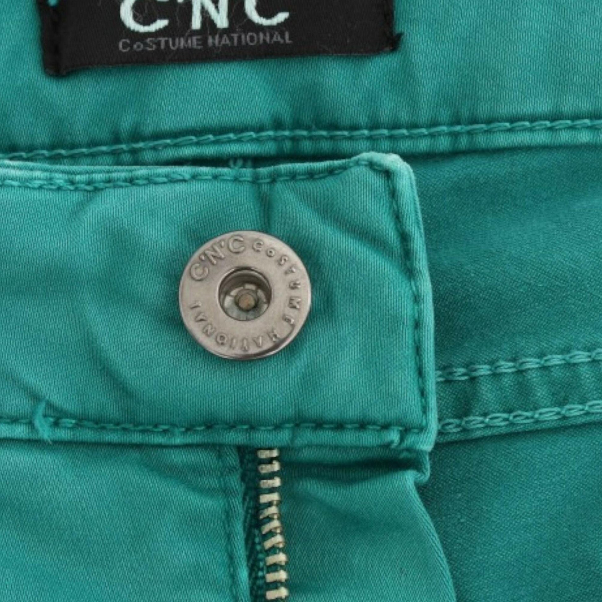 Costume National Green straight leg jeans