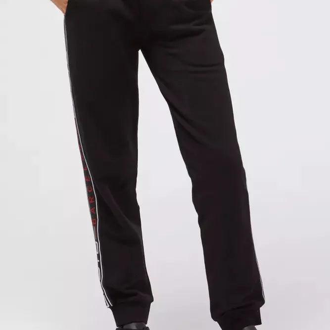 Custo Barcelona Black Cotton Women Sweatpant
